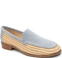 Tustin Denim and Raffia Loafers - BAY WINDOW