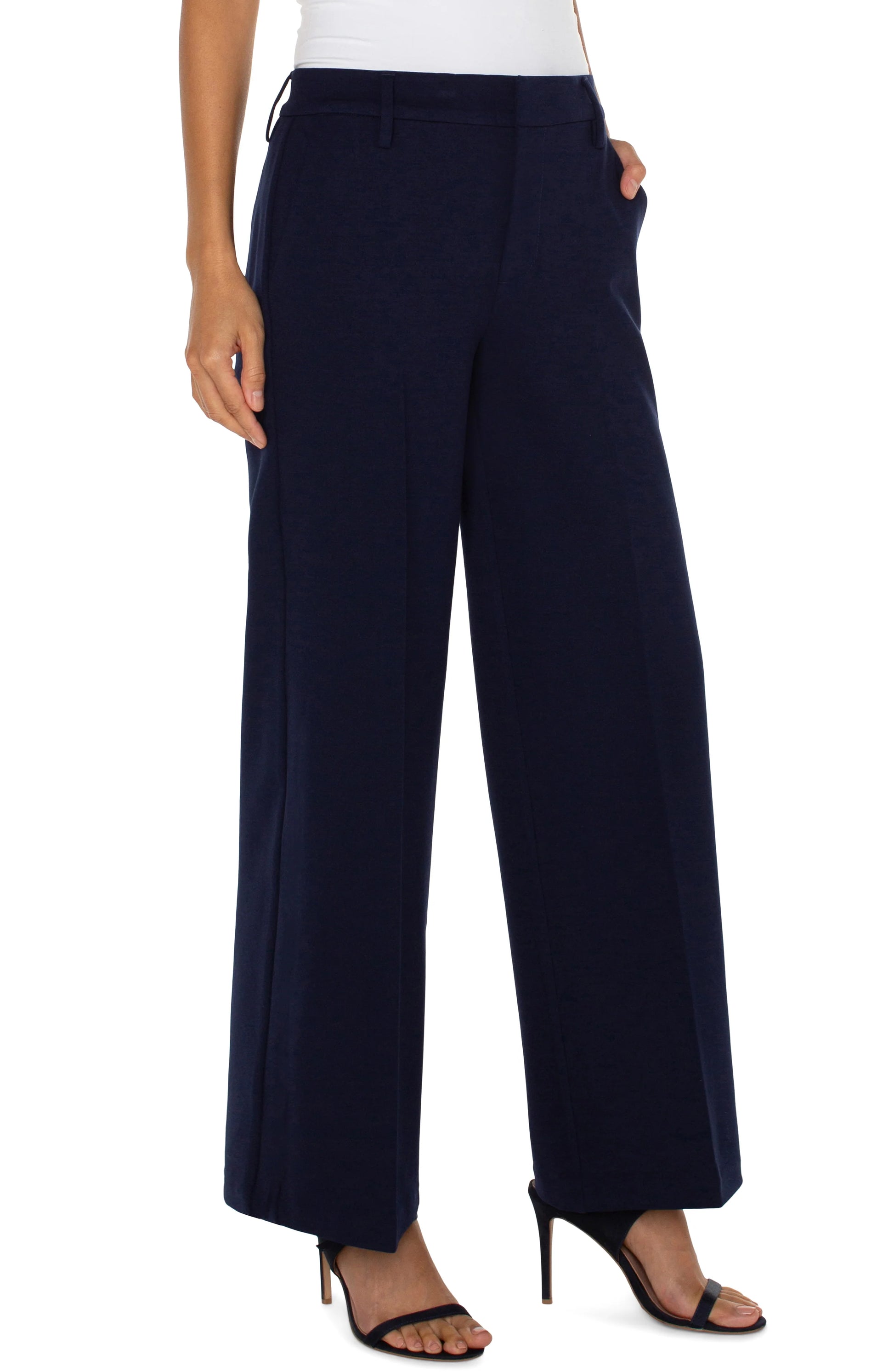 Kelsey Wide Leg Trouser - BAY WINDOW