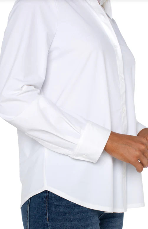 LS Button Front Knit Shirt - BAY WINDOW