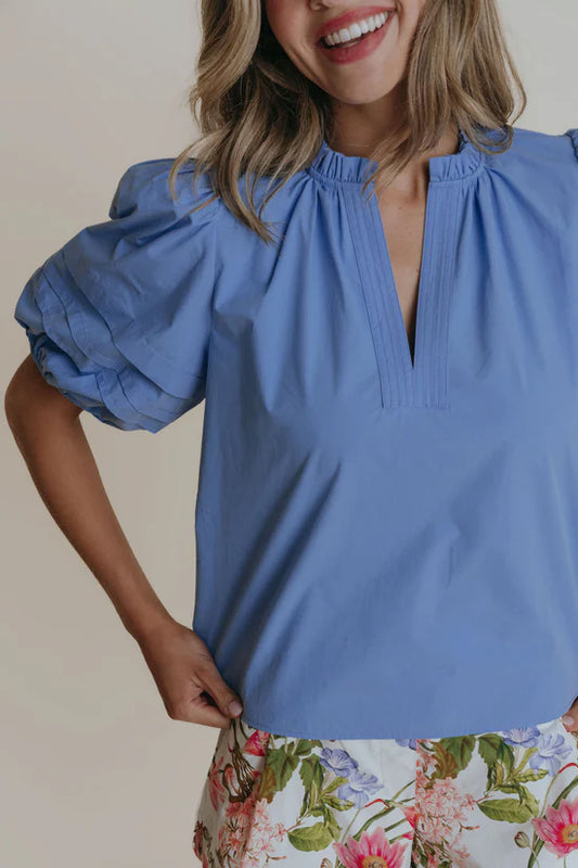 Alix Blouse - French Blue