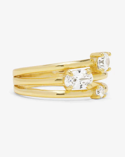 Nina Stacked Ring - Size 9 - BAY WINDOW