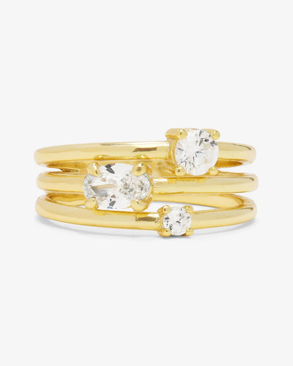 Nina Stacked Ring - Size 9 - BAY WINDOW