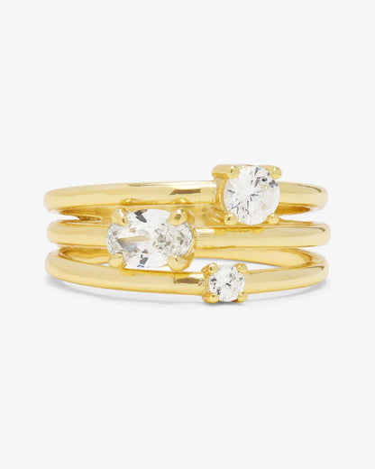 Nina Stacked Ring - Size 9 - BAY WINDOW