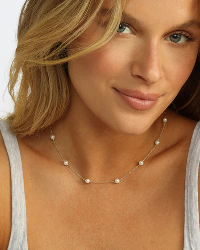 Perfect Pearl Infinity Necklace - BAY WINDOW
