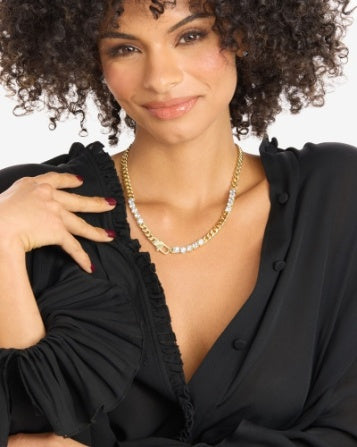 Julian's Obsessed with Diamonds Necklace - 18 inch - BAY WINDOW