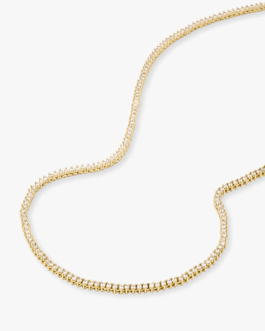 Baby Not Your Basic Tennis Necklace - BAY WINDOW