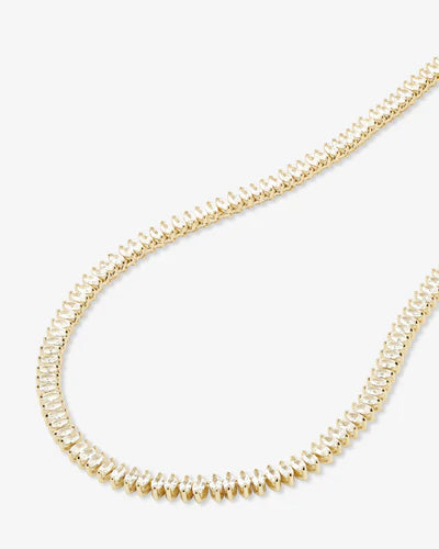 Baby "She's So Fine" Tennis Necklace 16" - BAY WINDOW