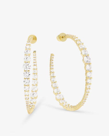Oh She Fancy Graduated Hoops 2" - BAY WINDOW