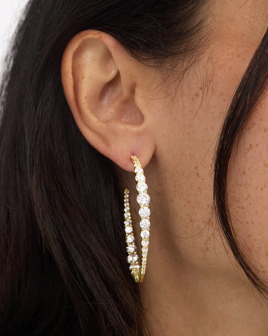Oh She Fancy Graduated Hoops 2" - BAY WINDOW