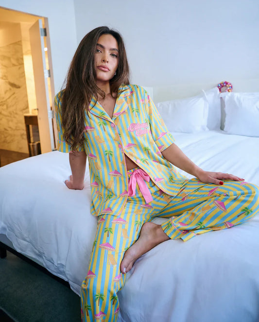 Cabana Club Short Sleeve Pant Set