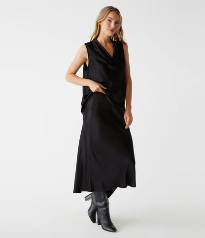 Leila Bias Satin Cut Skirt - BAY WINDOW
