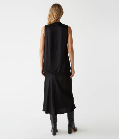 Leila Bias Satin Cut Skirt - BAY WINDOW