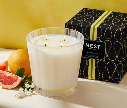 Nest Luxury 4 Wick Candle - Grapefruit - BAY WINDOW