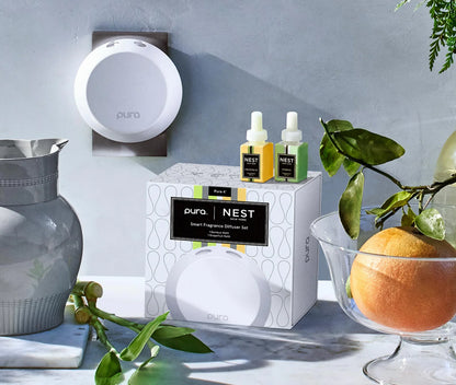 Pura Smart Diffuser Set- Bamboo/Grapefruit - BAY WINDOW