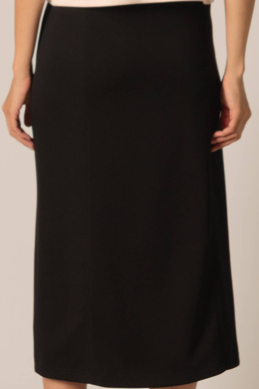 P. CILL Butter Modal Midi Side Slit Skirt - BAY WINDOW