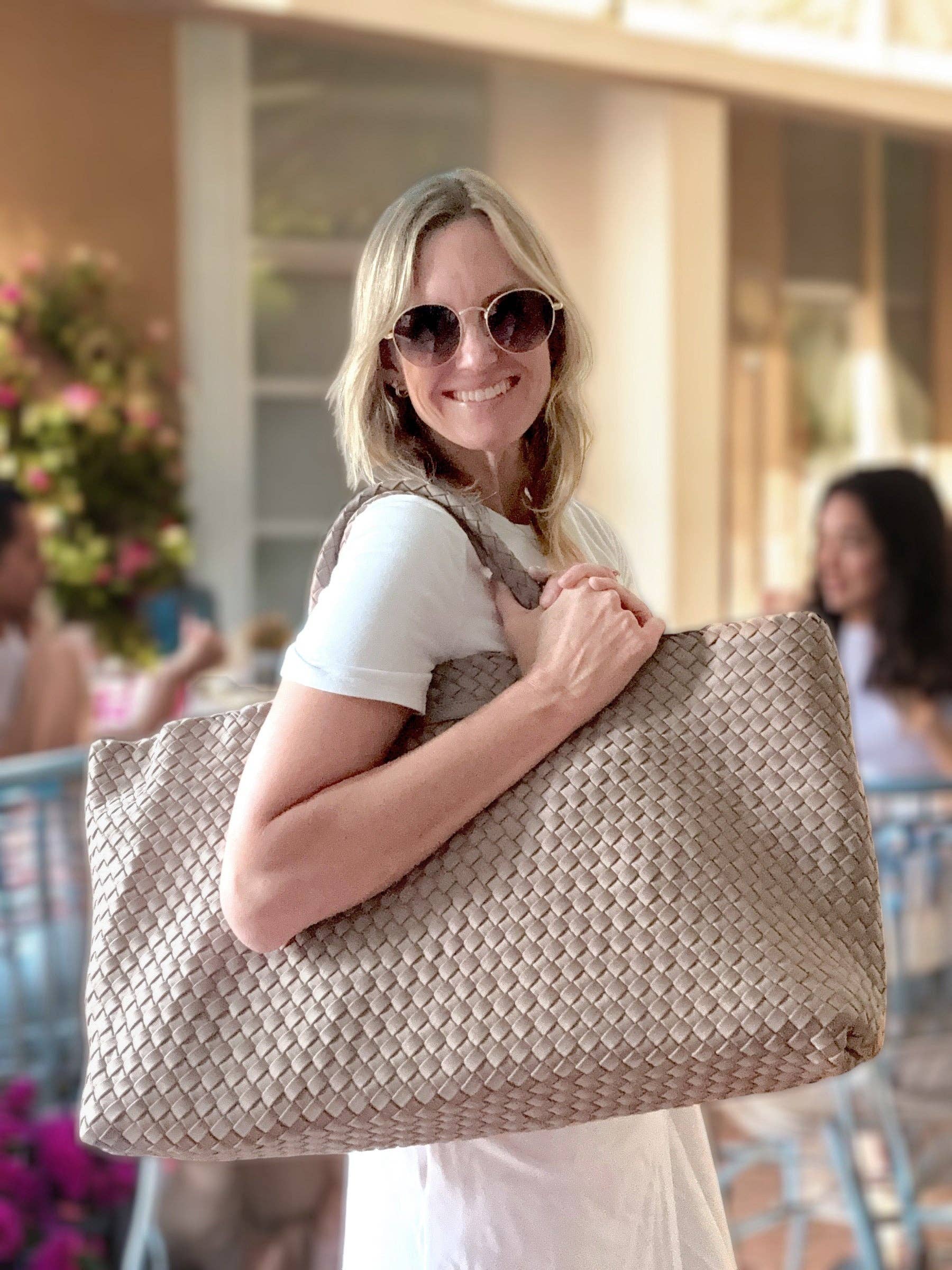 Woven Mahjong Carryall - 6 Colors - BAY WINDOW