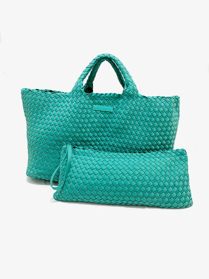 Woven Mahjong Carryall - 6 Colors - BAY WINDOW