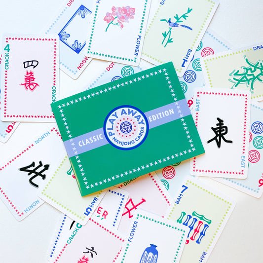 Play Away Mahjong Classic Playing Card Deck - BAY WINDOW