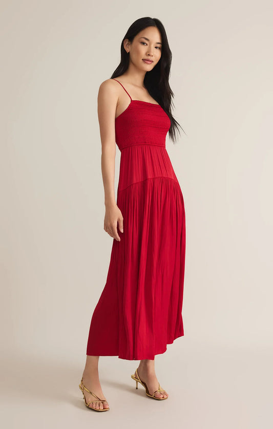 Helene Maxi Dress - Haute Red