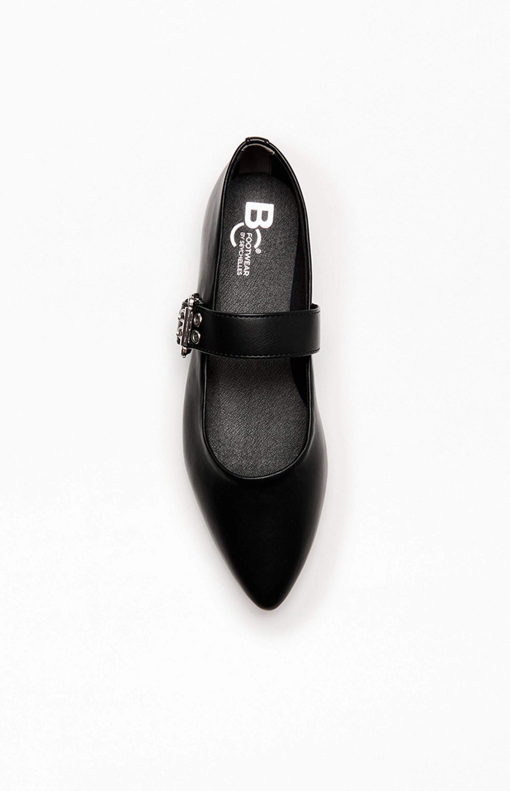 Spinning Around Vegan Leather Flat - Black - BAY WINDOW