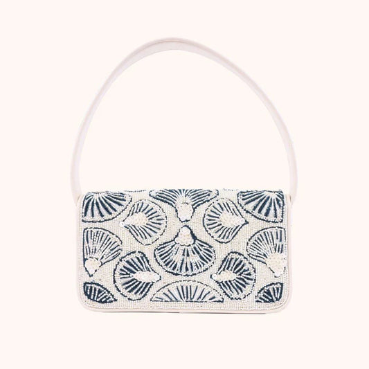 Sea Shells Beaded Handbag