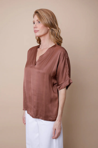 Tarryn Blouse - Toffee - BAY WINDOW