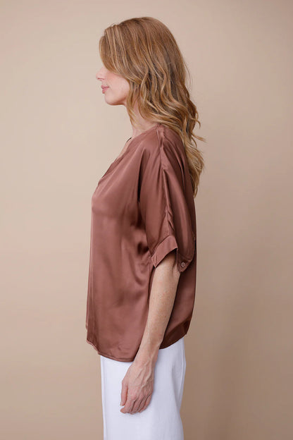 Tarryn Blouse - Toffee - BAY WINDOW