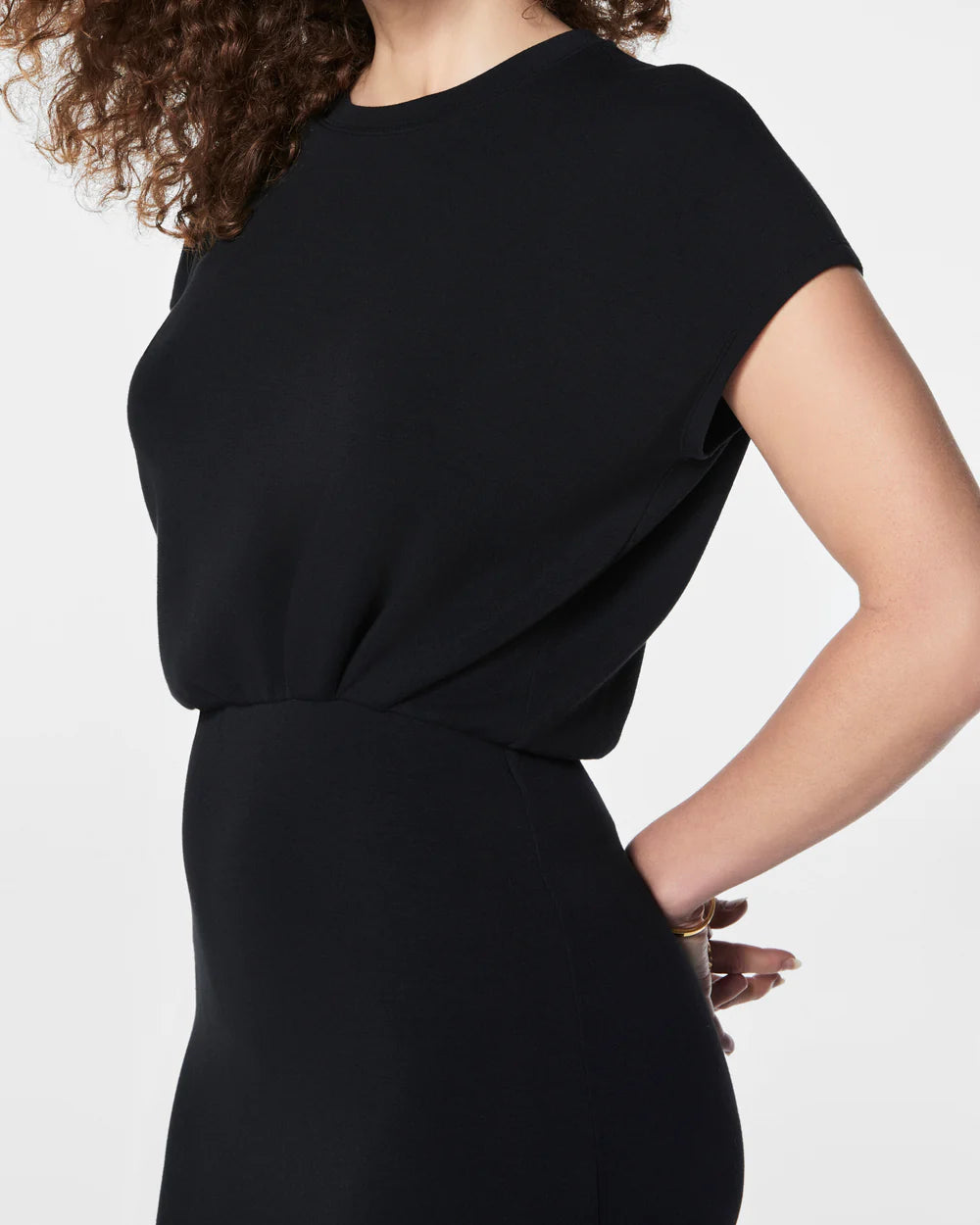 AirEssentials Gathered Waist Dress - BAY WINDOW