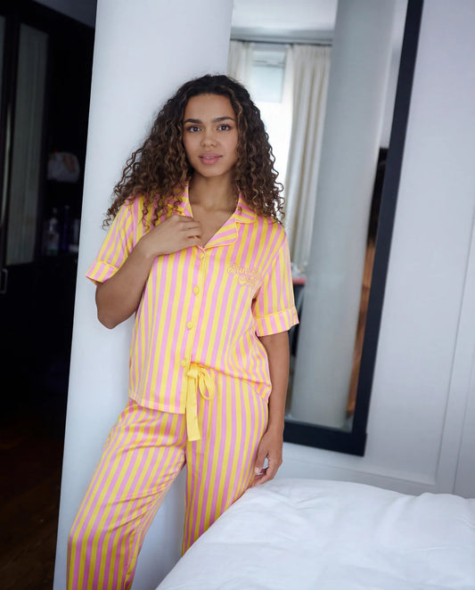 Sunshine Club Short Sleeve Pant Set