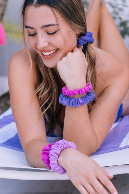 Teleties Terry Cloth Scrunchies - BAY WINDOW