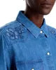 Bandana Bay Embroidered Indigo L/S