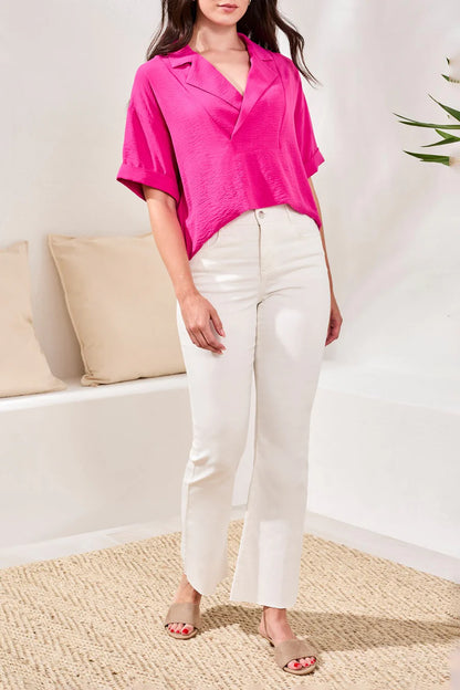 Audrey Hugging Flare Jeans - White
