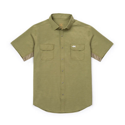 Rio Ultimate Outdoorblend Short Sleeve - Olive Green - BAY WINDOW
