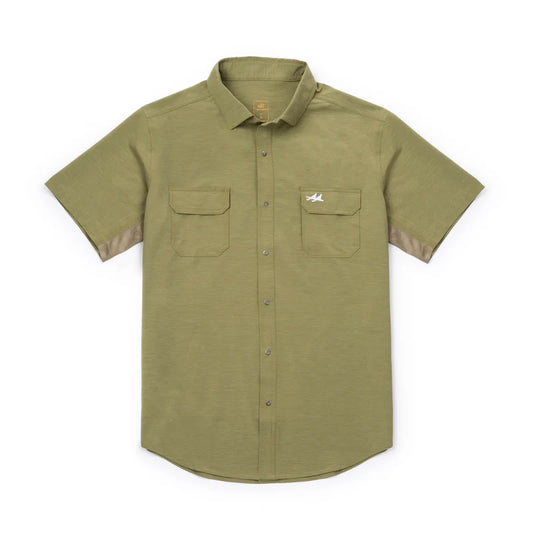 Rio Ultimate Outdoorblend Short Sleeve - Olive Green - BAY WINDOW