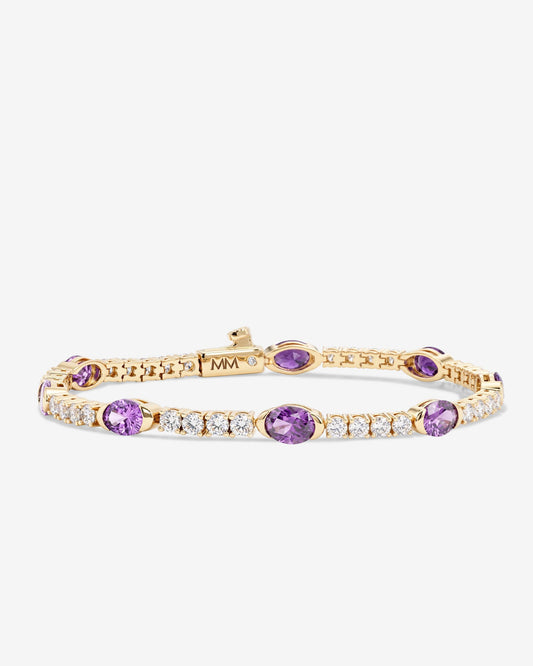 The Maven Tennis Bracelet 3mm - Lavender