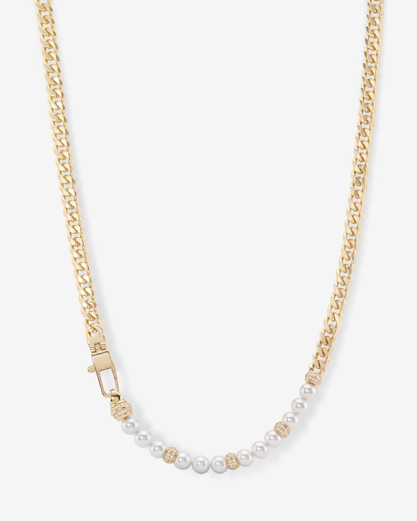 Julian Loves Pearls Necklace 5mm - Gold18