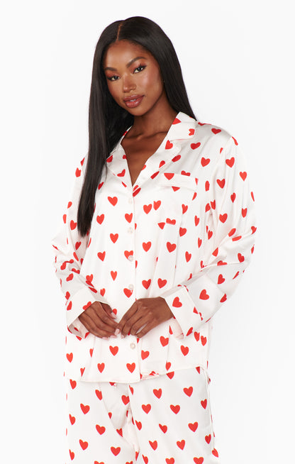 Classic PJ Set - Queen of Hearts