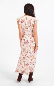 Earth Song Ruffle Midi Dress