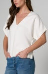 Short Sleeve V-neck Dolman