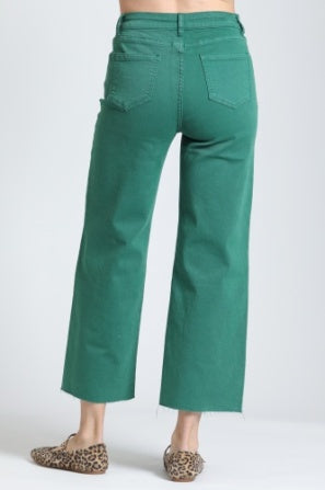 C67B Emerald Wide Leg Crop