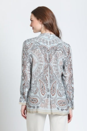 Western Button-up Roll Sleeve