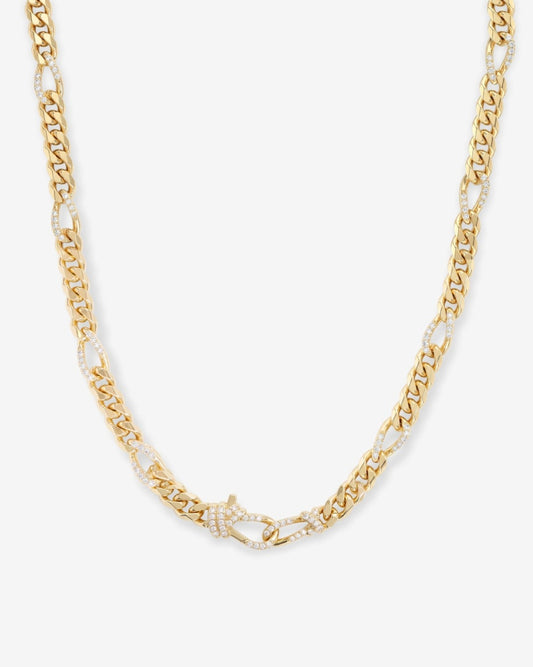 Knot Figaro Chain Necklace