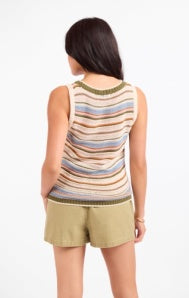 Fall Stripe Sweater Vest