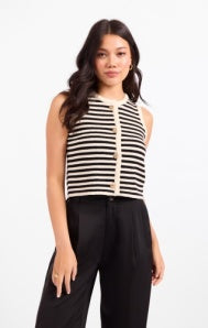 Manon Stripe Sweater Vest