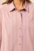 L/S Button Front Shirt w/ Side Panels