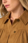 Puff Sleeve jacket w/ Laser Cut Hem