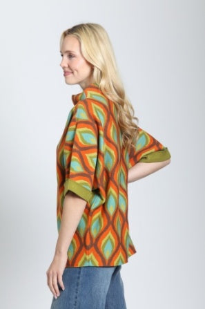 Mod Squad Sweater w/ Contrast Cuffs