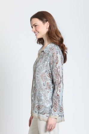 Western Button-up Roll Sleeve