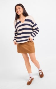 Manuscript Stripe Sweater