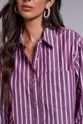 Shirt / Fancy Double Cuff Cherry Lacquer